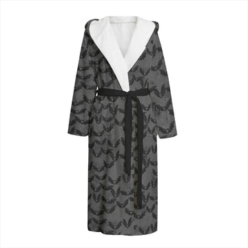 Black and Grey Bat Dressing Gown,TS-L-923