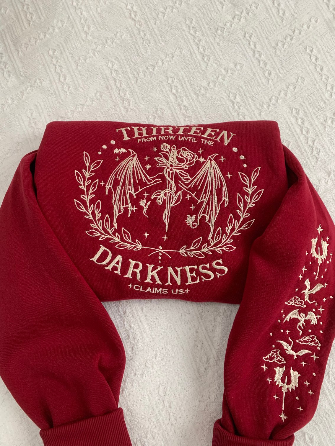 The Thirteen Embroidery Throne of Glass Hoodie,Bookish Gift,TS-CT-708