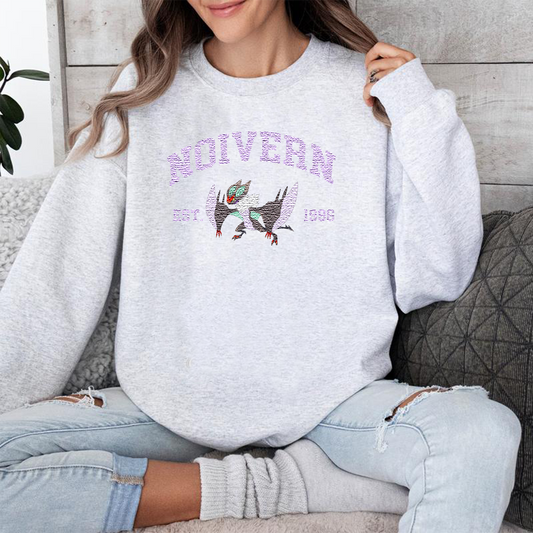 Noivern Adorable Pokémon Anime-Themed Embroidered T-Shirt,Crewneck,Hoodie-Trendy Versatile and a Thoughtful Gift for Friends,ICE-1013