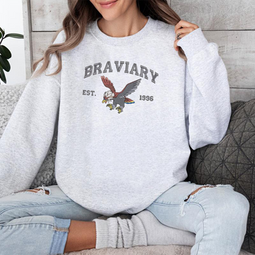 Braviary Adorable Pokémon Anime-Themed Embroidered T-Shirt,Crewneck,Hoodie-Trendy Versatile and a Thoughtful Gift for Friends,ICE-1018