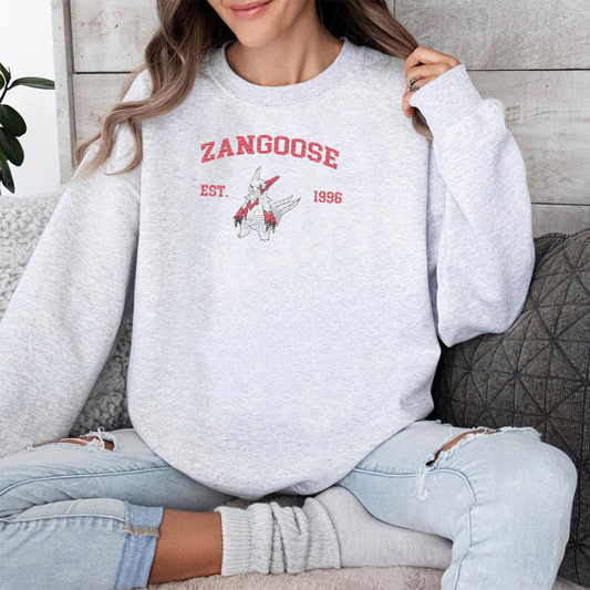 Magikarp, bezauberndes Pokémon-T-Shirt mit Anime-Motiv, bestickt, Rundhalsausschnitt, Kapuzenpullover, trendig, vielseitig und ein aufmerksames Geschenk für Freunde, ICE-898
