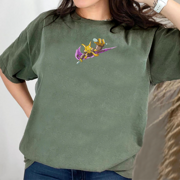 Magikarp, bezauberndes Pokémon-T-Shirt mit Anime-Motiv, bestickt, Rundhalsausschnitt, Kapuzenpullover, trendig, vielseitig und ein aufmerksames Geschenk für Freunde, ICE-898