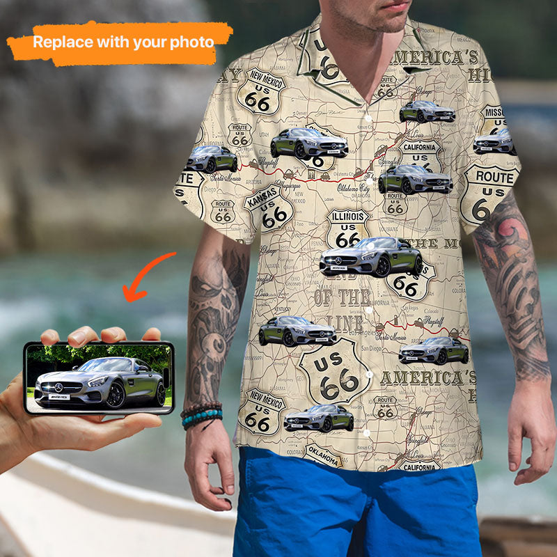 Custom Car Photo, Personalized Car Hawaiian Shirt,HS-MR-445