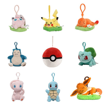 Cute Plush Toy Keychain,Plush Doll Anime Pendant Gift for Fans,001