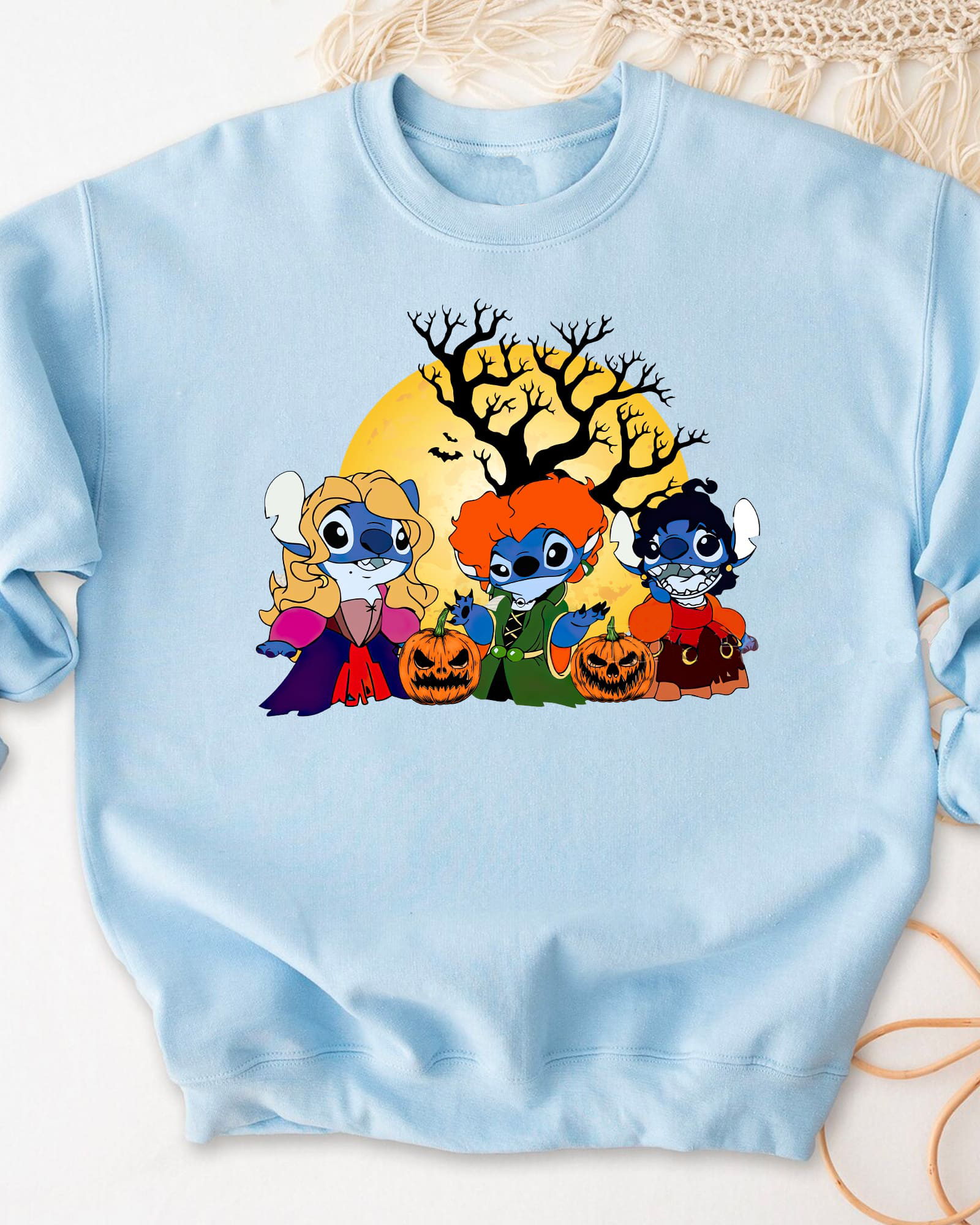 Hocus Pocus Stitch Spooky Edition T-Shirt,Crewneck,Hoodie,TS-CT-664