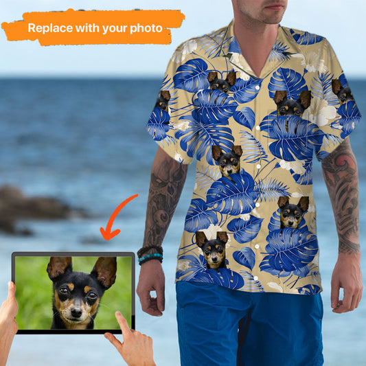 Upload Dog Cat Photo Personalized Hawaiian Shirt,HS-MA-426