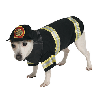 Personalized America Firefighter Pet Dog Costume,W-L-594