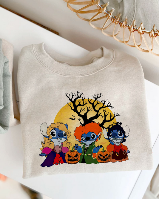 Hocus Pocus Stitch Spooky Edition T-Shirt,Crewneck,Hoodie,TS-CT-664