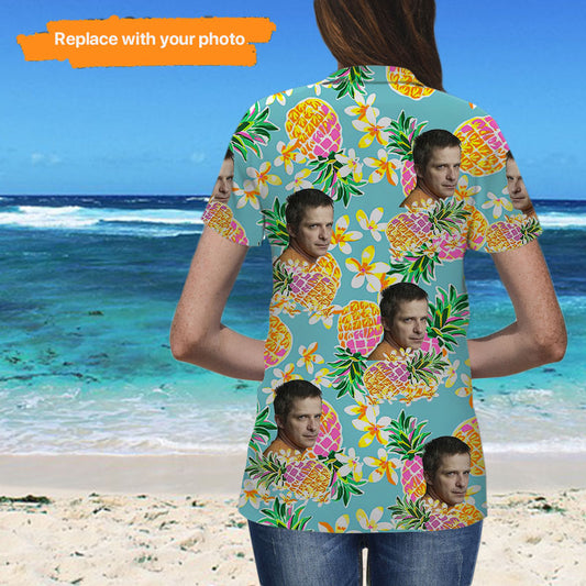 Customizable Women Hawaiian Shirt Family Image Upload For Gift,HS-WF-516 The store is co-owned by YIWUSHITIANTIANMAOYISHANGHANG and PRINT IDEA LLC