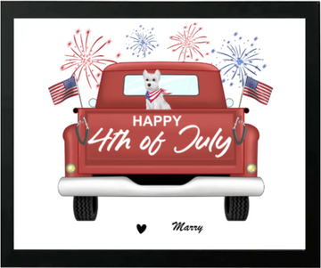 Happy Fourth Of July Photo Frame,Upload Photo,BF-L-383