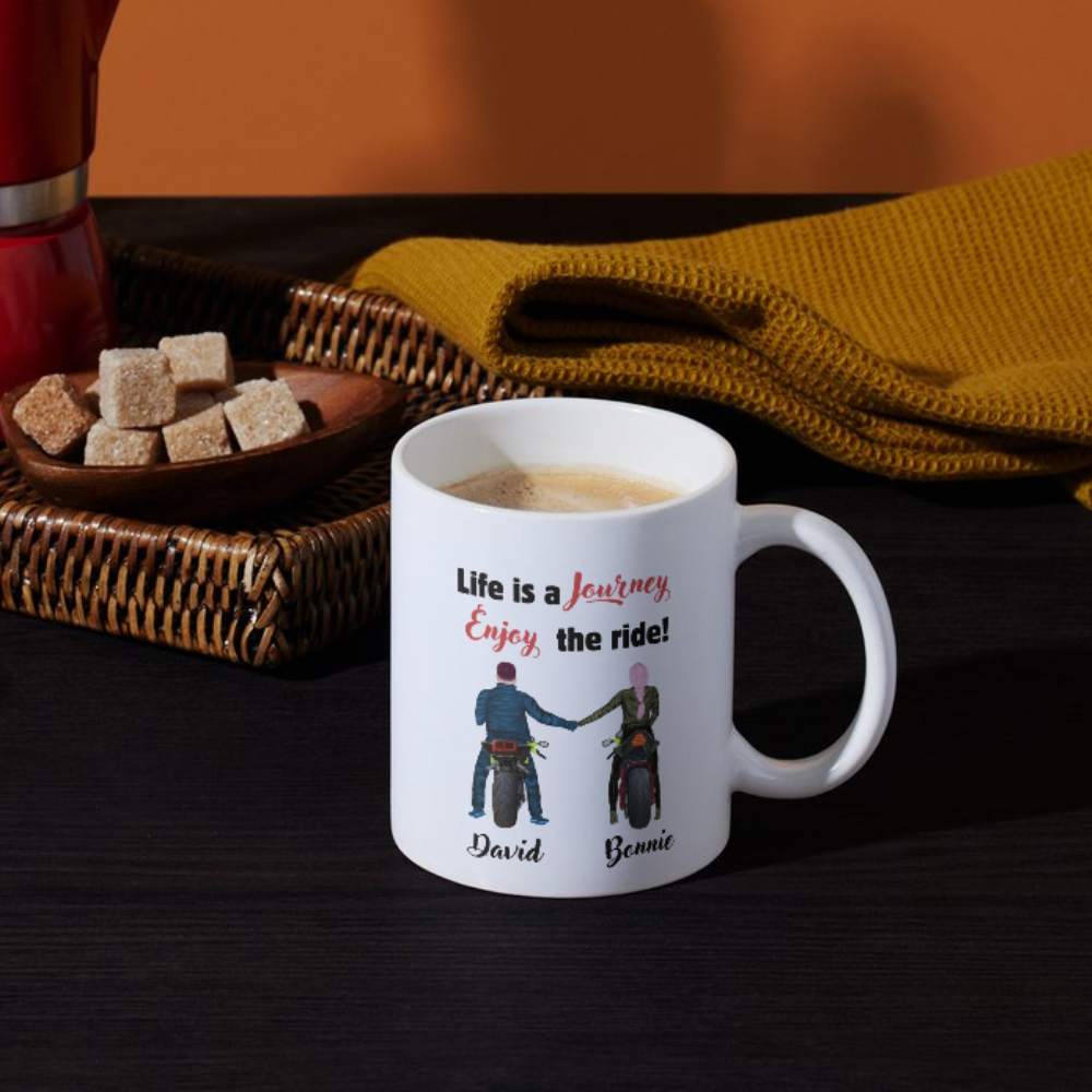 Ride To Live Personalized Mug For Motorcycle Lovers,Customized Gift,C-R-548