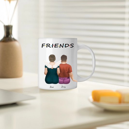 Personalized Besties Mug Family Forever Mug For Gift,C-S-545