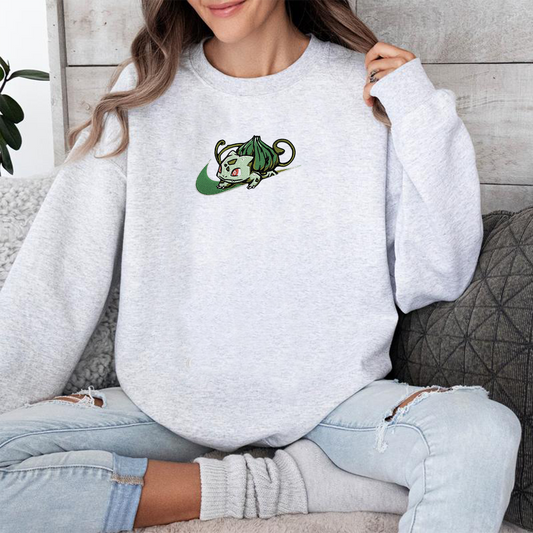 Magikarp, bezauberndes Pokémon-T-Shirt mit Anime-Motiv, bestickt, Rundhalsausschnitt, Kapuzenpullover, trendig, vielseitig und ein aufmerksames Geschenk für Freunde, ICE-898