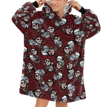 Limited Edition Horror Jigsaw Print Blanket Pajamas,TS-L-887