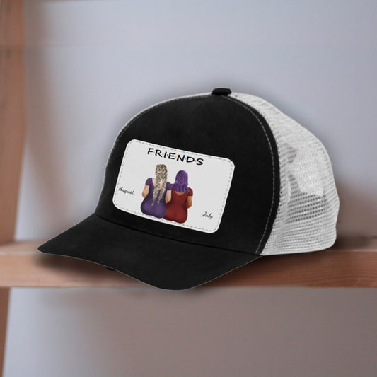 Friend Always Customizable Black Hats,Sister Hat For Gift,H-S-563