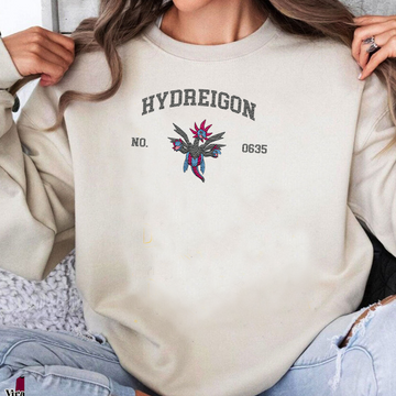 Magikarp, bezauberndes Pokémon-T-Shirt mit Anime-Motiv, bestickt, Rundhalsausschnitt, Kapuzenpullover, trendig, vielseitig und ein aufmerksames Geschenk für Freunde, ICE-898