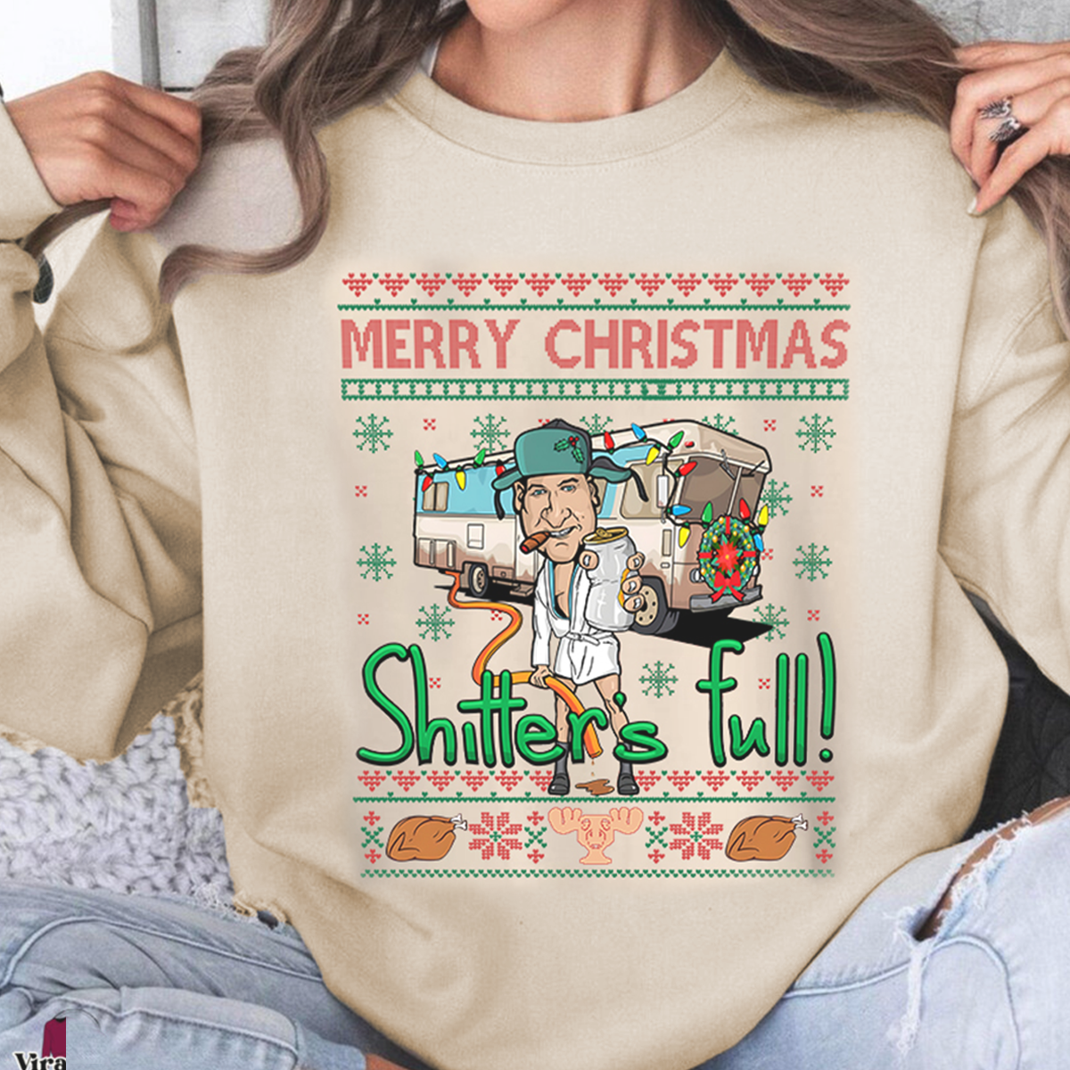 Merry Christmas Shitter's Full Unisex T-Shirt,Crewneck,Hoodie,TS-C-961