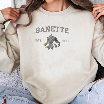 Magikarp, bezauberndes Pokémon-T-Shirt mit Anime-Motiv, bestickt, Rundhalsausschnitt, Kapuzenpullover, trendig, vielseitig und ein aufmerksames Geschenk für Freunde, ICE-898