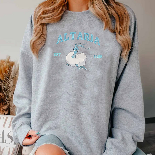 Magikarp, bezauberndes Pokémon-T-Shirt mit Anime-Motiv, bestickt, Rundhalsausschnitt, Kapuzenpullover, trendig, vielseitig und ein aufmerksames Geschenk für Freunde, ICE-898