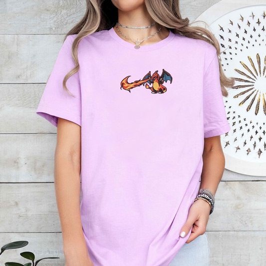 Magikarp, bezauberndes Pokémon-T-Shirt mit Anime-Motiv, bestickt, Rundhalsausschnitt, Kapuzenpullover, trendig, vielseitig und ein aufmerksames Geschenk für Freunde, ICE-898