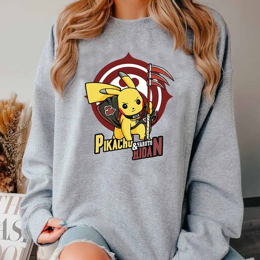 Pikachu And Naruto Hidan Pokémon Unisex T-Shirt,Crewneck,Hoodie,TS-C-995