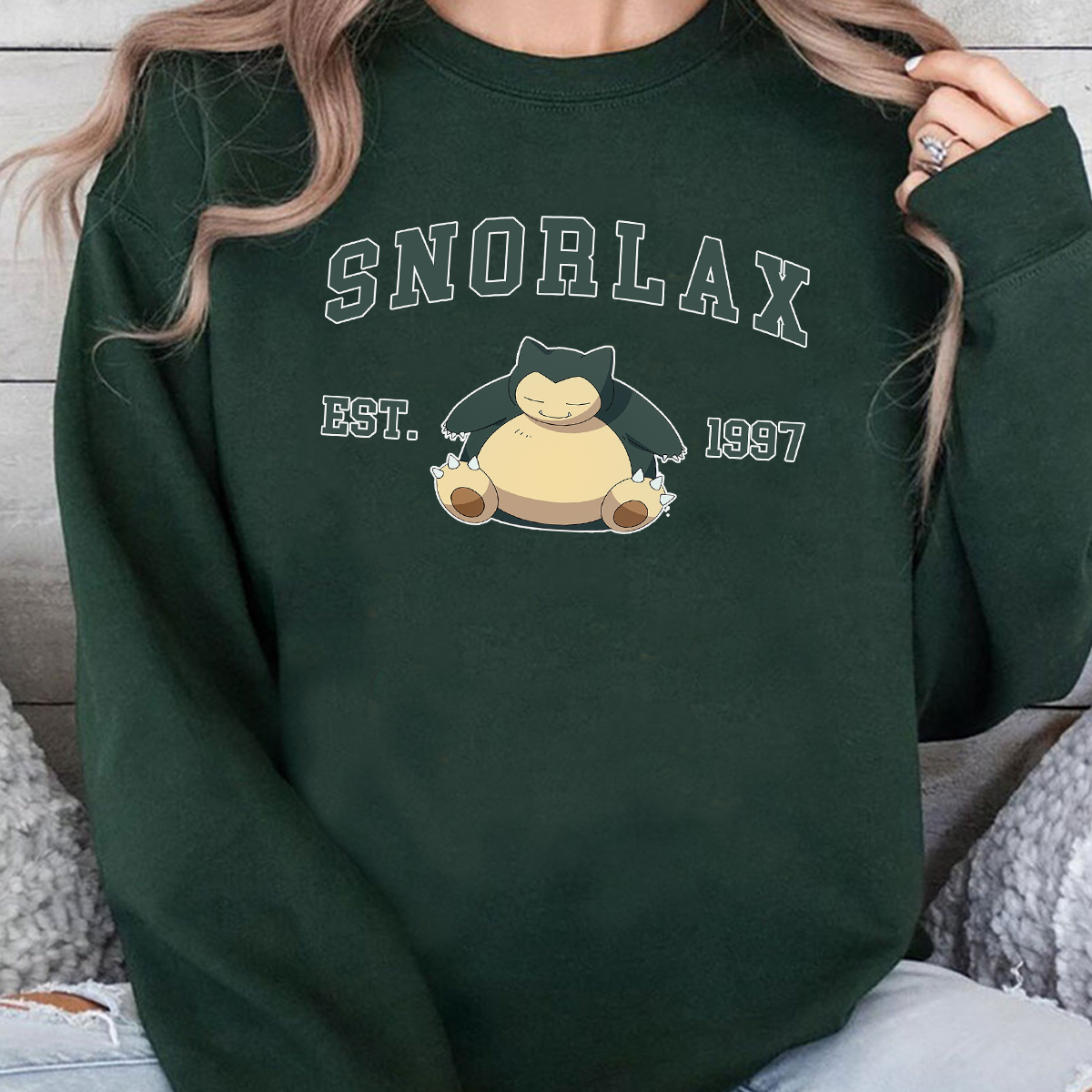 Snorlax Pokémon Anime Unisex T-Shirt,Crewneck,Hoodie,For Gift,TS-C-1034