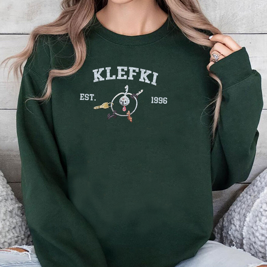 Klefki Adorable Pokémon Anime-Themed Embroidered T-Shirt,Crewneck,Hoodie-Trendy Versatile and a Thoughtful Gift for Friends,ICE-1197