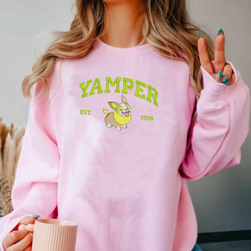 Magikarp, bezauberndes Pokémon-T-Shirt mit Anime-Motiv, bestickt, Rundhalsausschnitt, Kapuzenpullover, trendig, vielseitig und ein aufmerksames Geschenk für Freunde, ICE-898