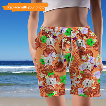 Women Customized Dog Beach Short,Photo Upload,BS-WA-463