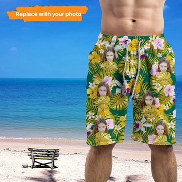 Photo Upload Family Gift Love Beach Short,BS-MF-468