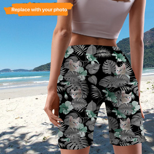 Customized Cats Beach Short For Gift,Image Upload,BS-WA-523