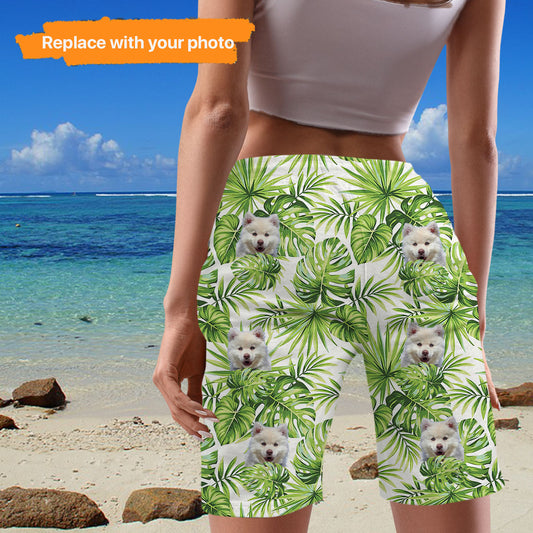 Women Customized Pet Dog Beach Short,Image Upload For Gift,BS-WA-525