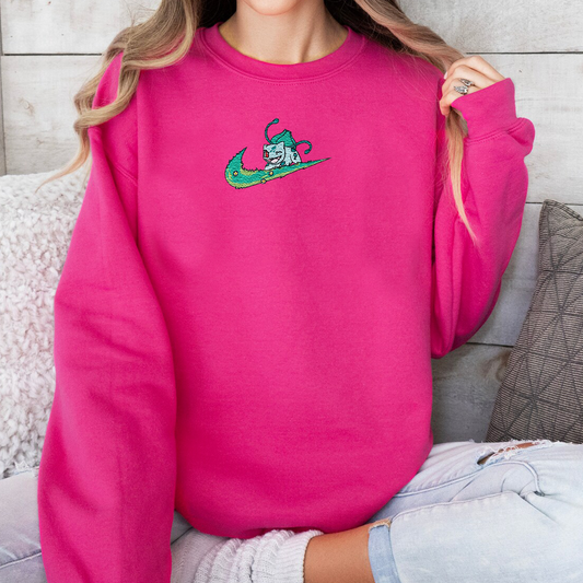Magikarp, bezauberndes Pokémon-T-Shirt mit Anime-Motiv, bestickt, Rundhalsausschnitt, Kapuzenpullover, trendig, vielseitig und ein aufmerksames Geschenk für Freunde, ICE-898