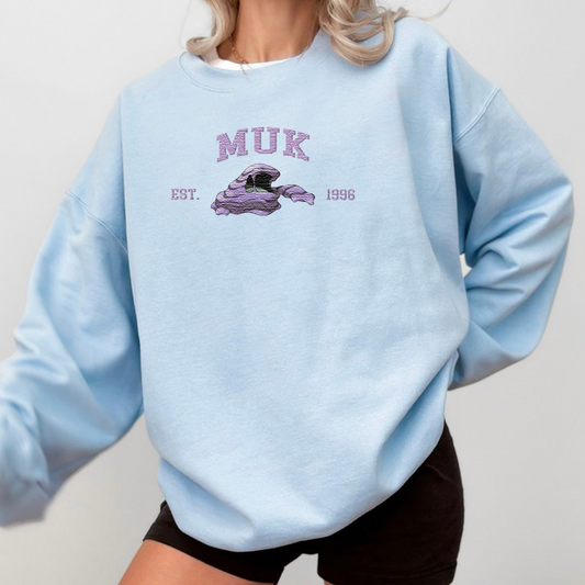 Muk Adorable Pokémon Anime-Themed Embroidered T-Shirt,Crewneck,Hoodie-Trendy Versatile and a Thoughtful Gift for Friends,ICE-1119