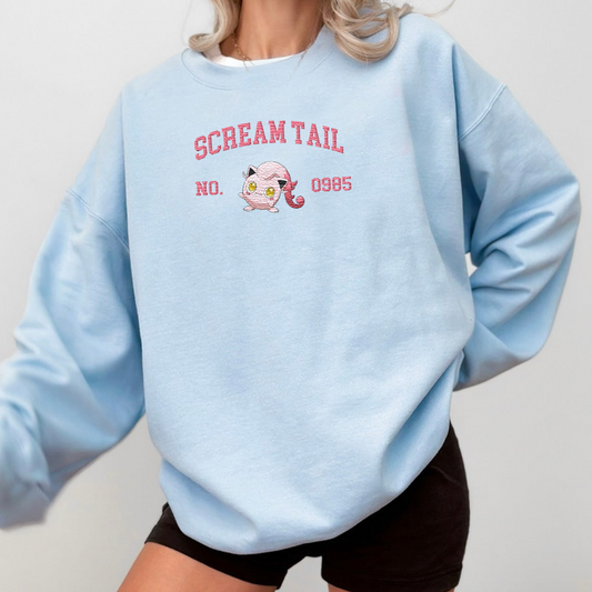 Magikarp, bezauberndes Pokémon-T-Shirt mit Anime-Motiv, bestickt, Rundhalsausschnitt, Kapuzenpullover, trendig, vielseitig und ein aufmerksames Geschenk für Freunde, ICE-898