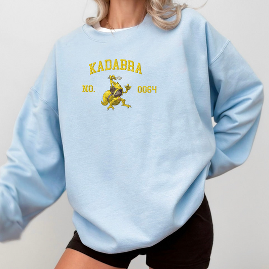 Magikarp, bezauberndes Pokémon-T-Shirt mit Anime-Motiv, bestickt, Rundhalsausschnitt, Kapuzenpullover, trendig, vielseitig und ein aufmerksames Geschenk für Freunde, ICE-898