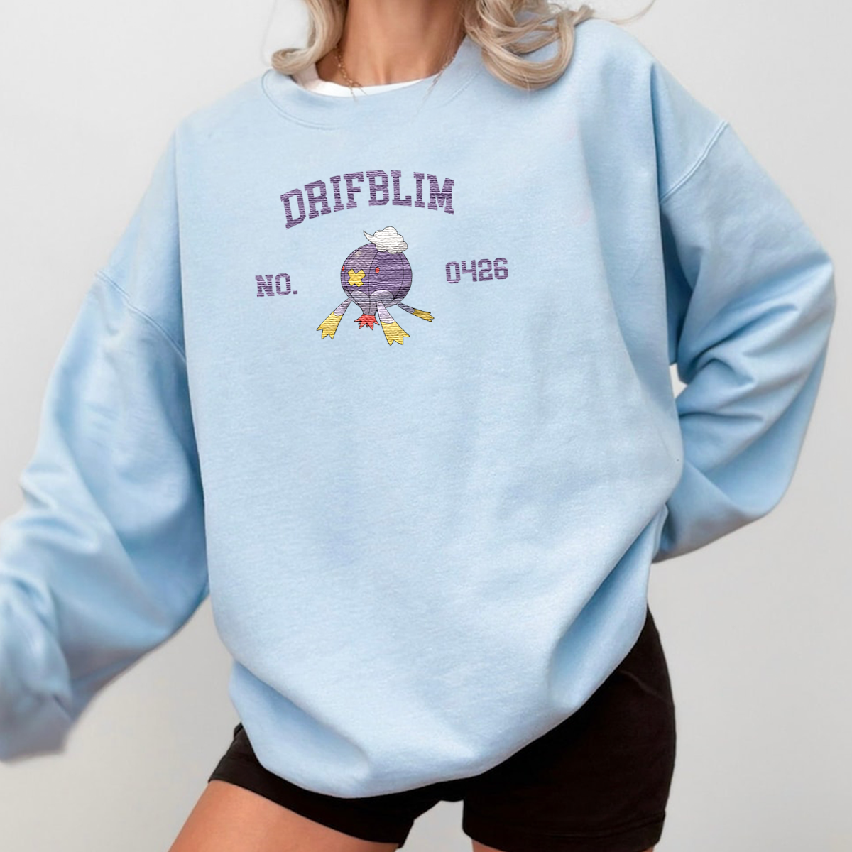Magikarp, bezauberndes Pokémon-T-Shirt mit Anime-Motiv, bestickt, Rundhalsausschnitt, Kapuzenpullover, trendig, vielseitig und ein aufmerksames Geschenk für Freunde, ICE-898