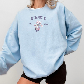 Magikarp, bezauberndes Pokémon-T-Shirt mit Anime-Motiv, bestickt, Rundhalsausschnitt, Kapuzenpullover, trendig, vielseitig und ein aufmerksames Geschenk für Freunde, ICE-898