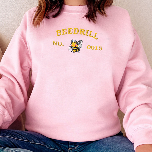 Magikarp, bezauberndes Pokémon-T-Shirt mit Anime-Motiv, bestickt, Rundhalsausschnitt, Kapuzenpullover, trendig, vielseitig und ein aufmerksames Geschenk für Freunde, ICE-898