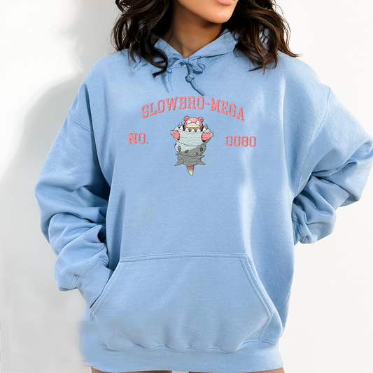 Magikarp, bezauberndes Pokémon-T-Shirt mit Anime-Motiv, bestickt, Rundhalsausschnitt, Kapuzenpullover, trendig, vielseitig und ein aufmerksames Geschenk für Freunde, ICE-898