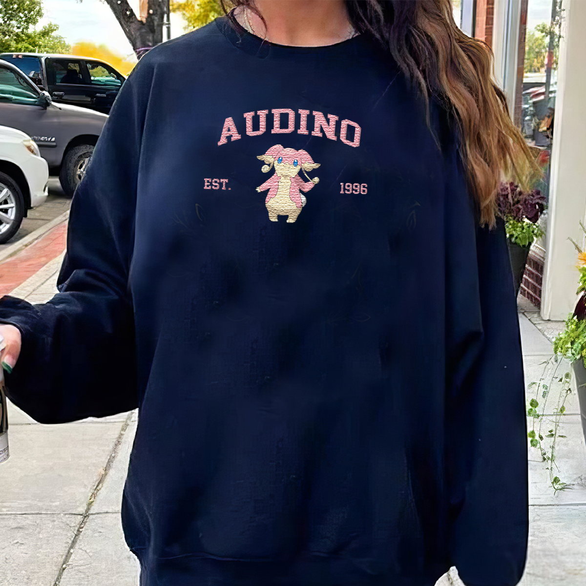 Magikarp, bezauberndes Pokémon-T-Shirt mit Anime-Motiv, bestickt, Rundhalsausschnitt, Kapuzenpullover, trendig, vielseitig und ein aufmerksames Geschenk für Freunde, ICE-898