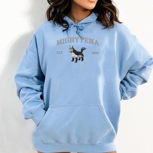 Mightyena Adorable Pokémon Anime-Themed Embroidered T-Shirt,Crewneck,Hoodie-Trendy Versatile and a Thoughtful Gift for Friends,ICE-1202