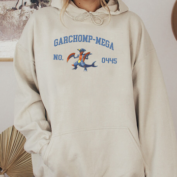 Magikarp, bezauberndes Pokémon-T-Shirt mit Anime-Motiv, bestickt, Rundhalsausschnitt, Kapuzenpullover, trendig, vielseitig und ein aufmerksames Geschenk für Freunde, ICE-898