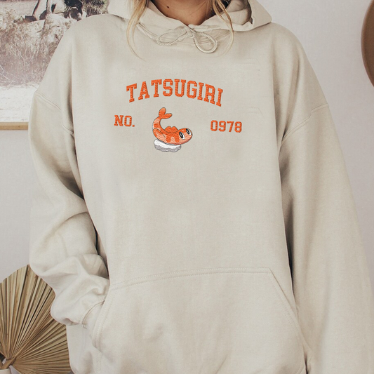 Tatsugiri Adorable Pokémon Anime-Themed Embroidered T-Shirt,Crewneck,Hoodie-Trendy Versatile and a Thoughtful Gift for Friends,ICE-1618