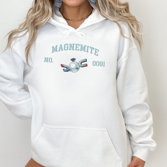 Magikarp, bezauberndes Pokémon-T-Shirt mit Anime-Motiv, bestickt, Rundhalsausschnitt, Kapuzenpullover, trendig, vielseitig und ein aufmerksames Geschenk für Freunde, ICE-898