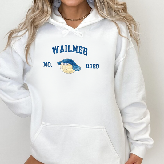 Magikarp, bezauberndes Pokémon-T-Shirt mit Anime-Motiv, bestickt, Rundhalsausschnitt, Kapuzenpullover, trendig, vielseitig und ein aufmerksames Geschenk für Freunde, ICE-898
