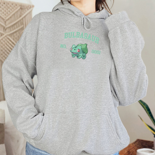 Magikarp, bezauberndes Pokémon-T-Shirt mit Anime-Motiv, bestickt, Rundhalsausschnitt, Kapuzenpullover, trendig, vielseitig und ein aufmerksames Geschenk für Freunde, ICE-898