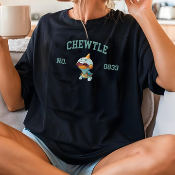 Magikarp, bezauberndes Pokémon-T-Shirt mit Anime-Motiv, bestickt, Rundhalsausschnitt, Kapuzenpullover, trendig, vielseitig und ein aufmerksames Geschenk für Freunde, ICE-898