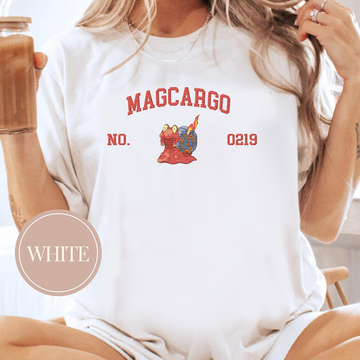 Magcargo Adorable Pokémon Anime-Themed Embroidered T-Shirt,Crewneck,Hoodie-Trendy Versatile and a Thoughtful Gift for Friends,ICE-1623