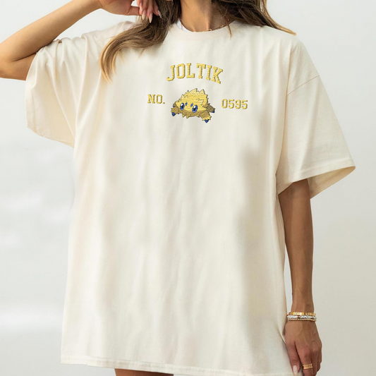 Magikarp, bezauberndes Pokémon-T-Shirt mit Anime-Motiv, bestickt, Rundhalsausschnitt, Kapuzenpullover, trendig, vielseitig und ein aufmerksames Geschenk für Freunde, ICE-898
